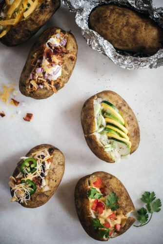 Baked potato bar has endless, delicious opportunities for kids, parents
